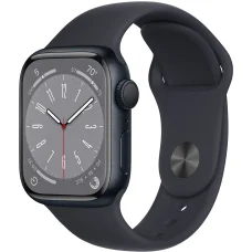 Apple Watch Series 8 41mm Midnight Aluminum Case with Midnight Sport Band
